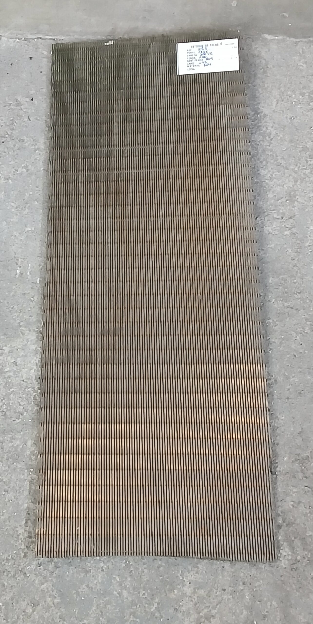 265 – Tela Eletrofundida – Fenda 1,00 mm